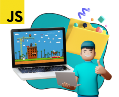 Программирование на JavaScript. Учимся создавать игры! - Школа программирования для детей, компьютерные курсы для школьников, начинающих и подростков - KIBERone г. Новая Усмань
