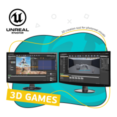 Unreal Engine 4. Игровой движок - КИБЕРшкола программирования для детей, компьютерные курсы для школьников, начинающих и подростков - KIBERone г. Новая Усмань