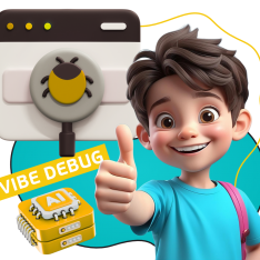 Тестирование & Vibe Debug. Охотники за багами - КИБЕРшкола программирования для детей, компьютерные курсы для школьников, начинающих и подростков - KIBERone г. Новая Усмань