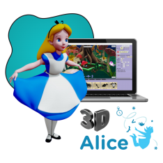 Alice 3d - КИБЕРшкола программирования для детей, компьютерные курсы для школьников, начинающих и подростков - KIBERone г. Новая Усмань