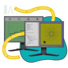 Исполнители чертежник и черепашка - КИБЕРшкола программирования для детей, компьютерные курсы для школьников, начинающих и подростков - KIBERone г. Новая Усмань