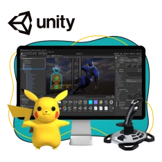 Мир игр на Unity 2D на популярном движке + AI-помощники - КИБЕРшкола программирования для детей, компьютерные курсы для школьников, начинающих и подростков - KIBERone г. Новая Усмань