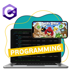 Программирование на C#. Удивительный мир 2D-игр - КИБЕРшкола программирования для детей, компьютерные курсы для школьников, начинающих и подростков - KIBERone г. Новая Усмань