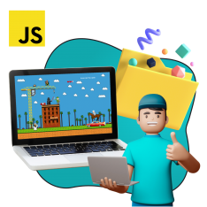 Программирование на JavaScript. Учимся создавать игры! - КИБЕРшкола программирования для детей, компьютерные курсы для школьников, начинающих и подростков - KIBERone г. Новая Усмань