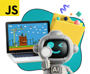 Язык программирования JavaScript + AI. Проектное обучение + геймификация + AI-помощники - КИБЕРшкола программирования для детей, компьютерные курсы для школьников, начинающих и подростков - KIBERone г. Новая Усмань
