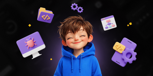 Идеальный сайт с нуля: код, дизайн и AI-помощник - КИБЕРшкола программирования для детей, компьютерные курсы для школьников, начинающих и подростков - KIBERone г. Новая Усмань